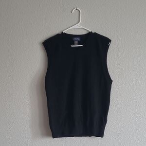 Club Room Black Sleeveless Knit Top